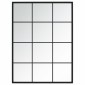 vidaXL Καθρέφτες Τοίχου 3 τεμ. Μαύροι 80 x 60 εκ. Μεταλλικοί