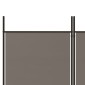 vidaXL Διαχωριστικό Δωματίου με 5 Πάνελ Ανθρακί 250x180 εκ. από Ύφασμα